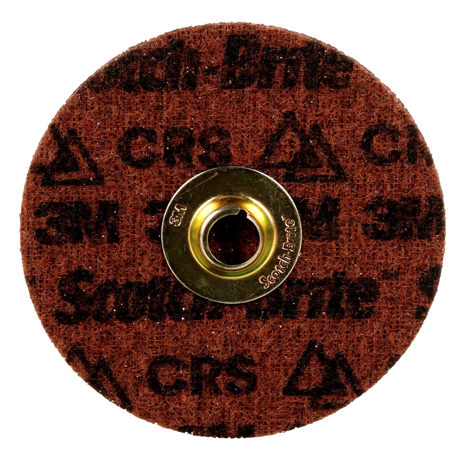 Scotch-Brite Precision Surface Conditioning Disc, TN Quick Change, Coarse, Ceramic, Nonwoven, 4-1/2 in x No Hole, 50/Case