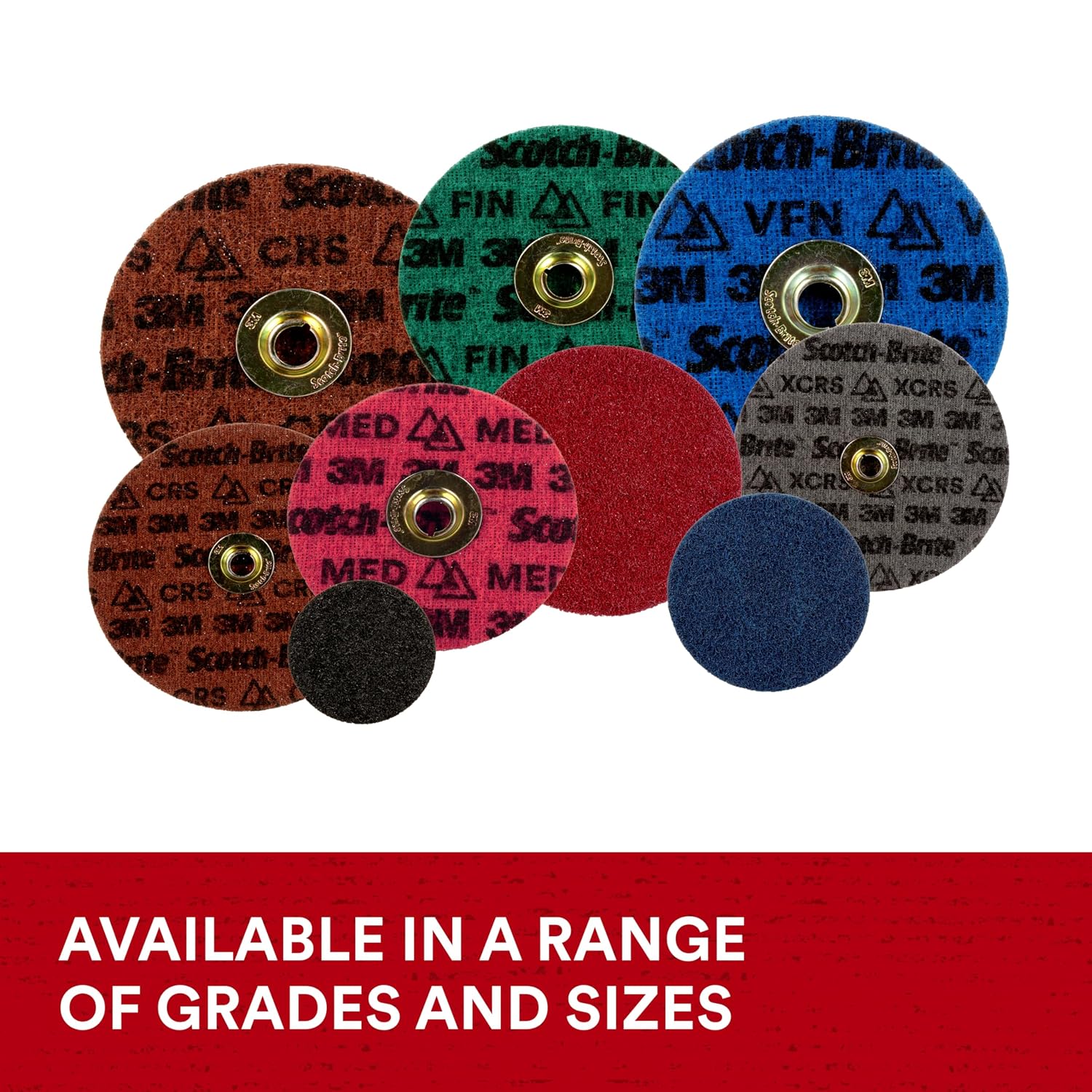 Scotch-Brite Precision Surface Conditioning TN Quick Change Disc, PN-DN, Medium, 4-1/2 in, 50 ea/Case