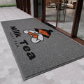 Custom Welcome Doormat with Logo Text Indoor Outdoor Mat, Rubber Backing Non Slip Front Door Mat Outside Entrance