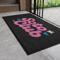 Custom Doormat Indoor Outdoor Welcome Mat for Front Door, Any Color Logo Text, Commercial Floor Mat for Home Office