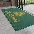 Custom Personalized Floor Mat with Any Logo Text, Anti-Skid Rubber Backing, All-Weather Waterproof Front Door Mat Outside Entrance