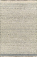 BoutiqueRugs Gray Solid Transitional 10x14 Large Area Rug Wool Hand Woven Flatweave Charcoal Cream Denim Beige Traditional Dalaoig Great Room Open Concept Master Bedroom Large Dining Room Non-Shedding