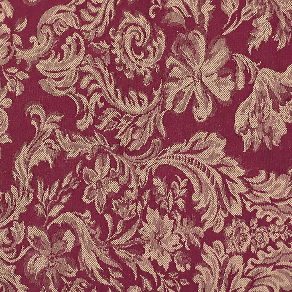 Ultimate Textile Miranda 120-Inch Round Damask Tablecloth Bordeaux