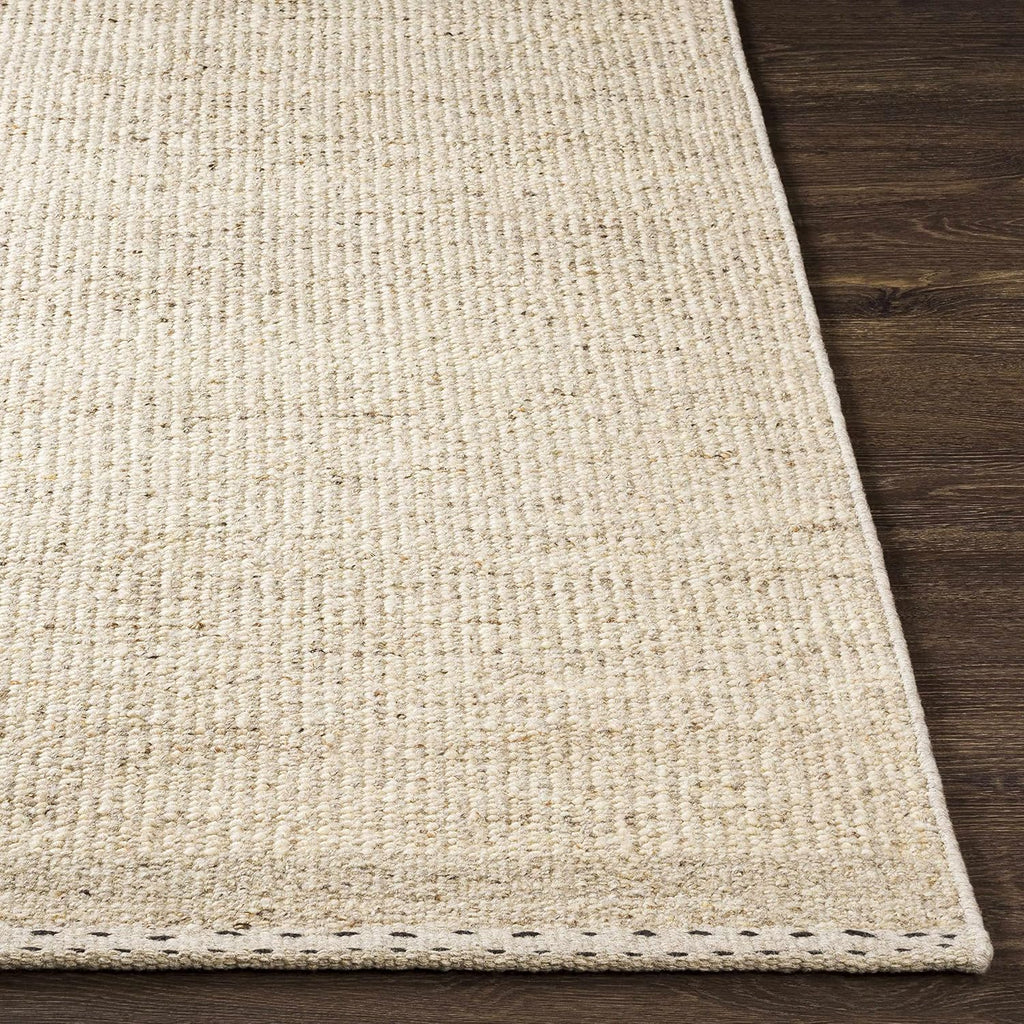 BoutiqueRugs Beige Solid Transitional Wool 2x3 Accent Rug Hand Woven Flatweave Charcoal Tan Dark Red Medium Gray Traditional Yaniklar Entryway Bedside Nursery Mudroom Bathroom Powder Room Non-Shedding